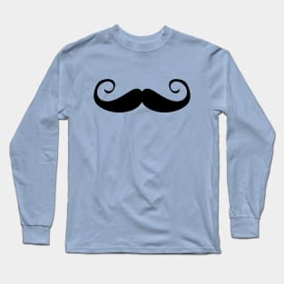 Moustache - Curly (Skin tone C) Long Sleeve T-Shirt